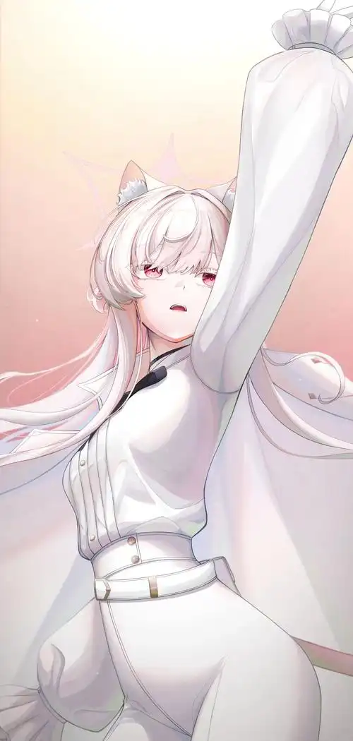 猫耳少女插画