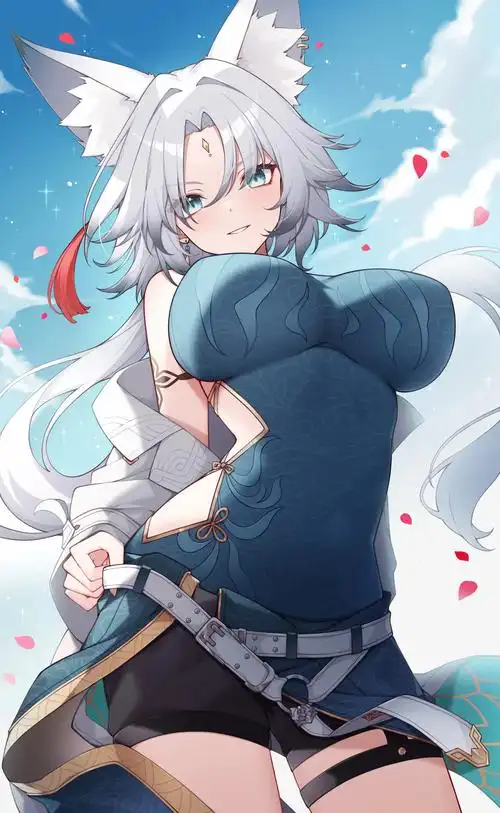 狐耳少女插画