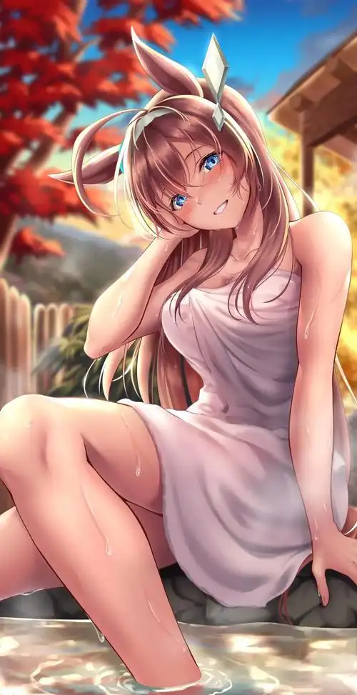 pixiv漫画 APP 温泉少女插画